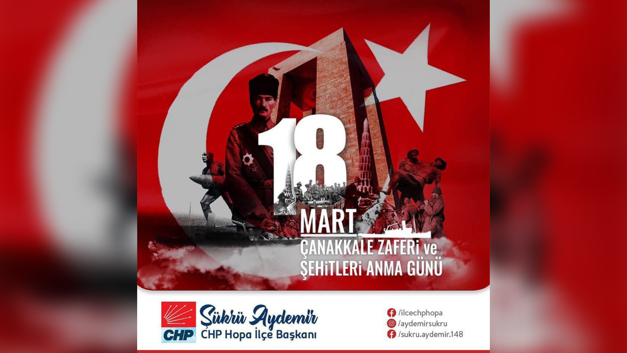 Başkan Aydemir 18 Mart Çanakkale Zaferi’ni andı