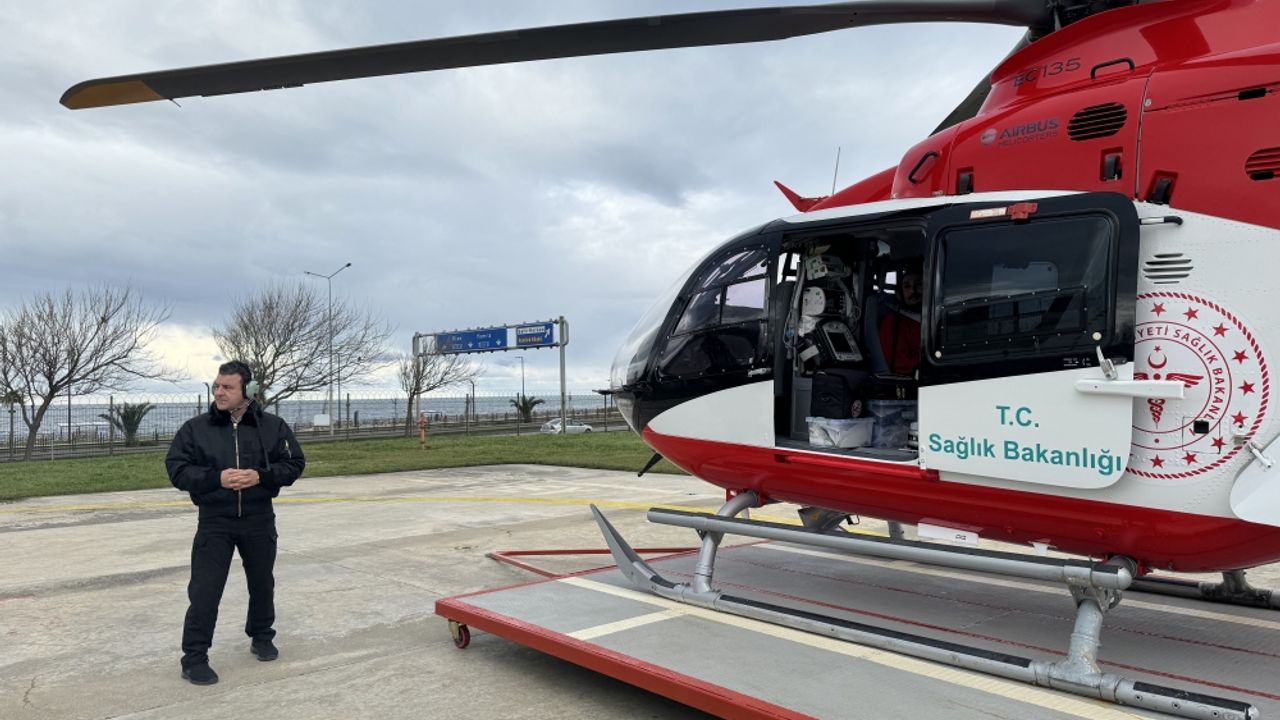 Karadeniz Semalarında Helikopterle 265 Hastanın İmdadına Yetiştiler