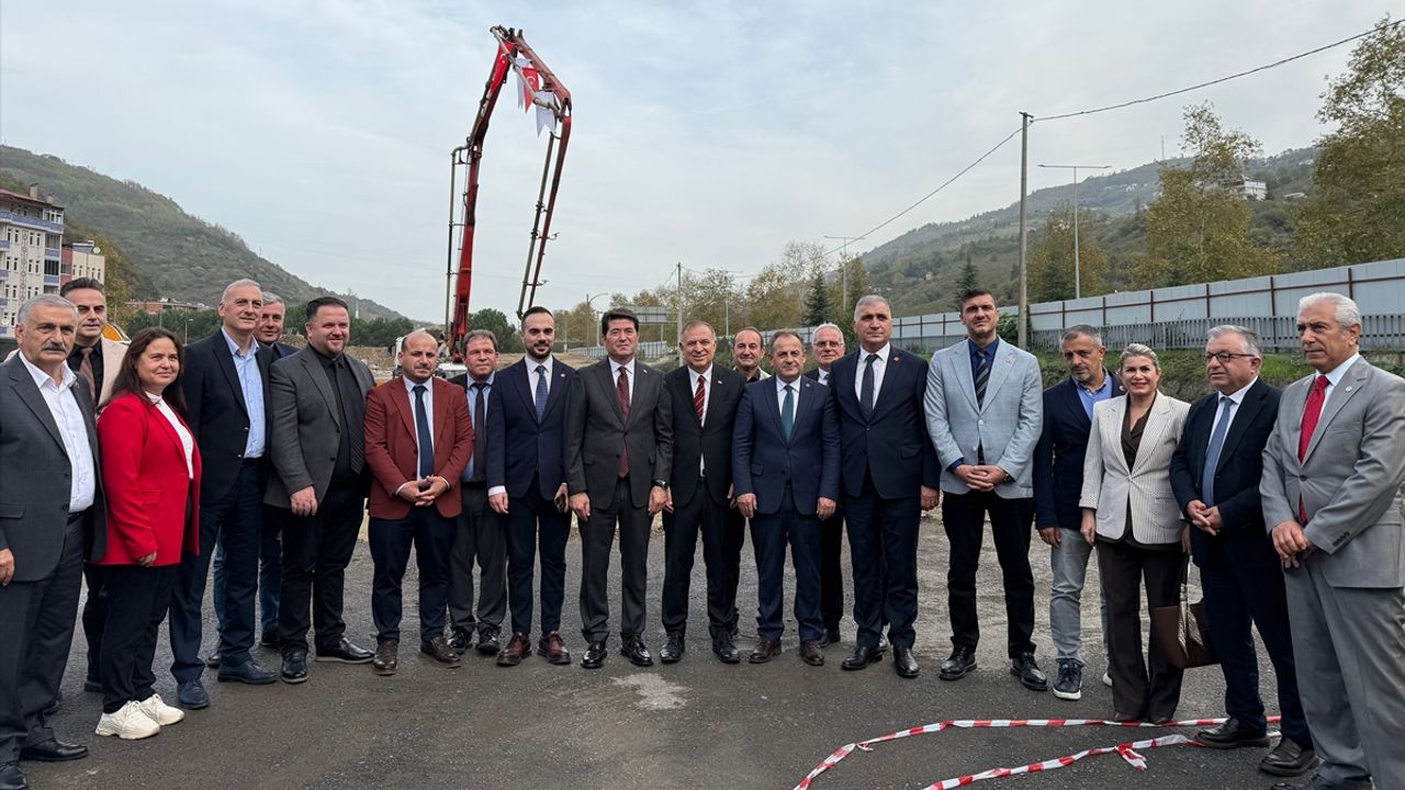 Trabzon'da Çağlayan Mahallesi Kentsel Dönüşüm Projesi'nin temeli atıldı