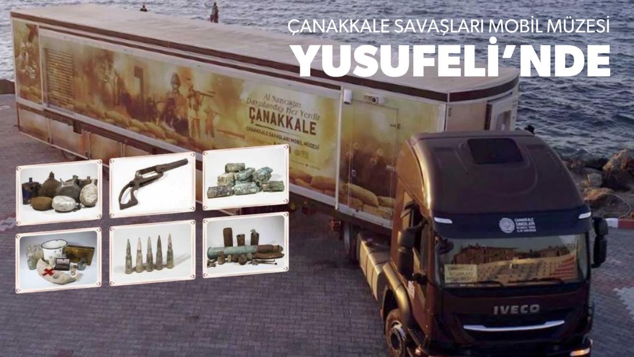 Çanakkale Mobil Müzesi Yusufeli’nde