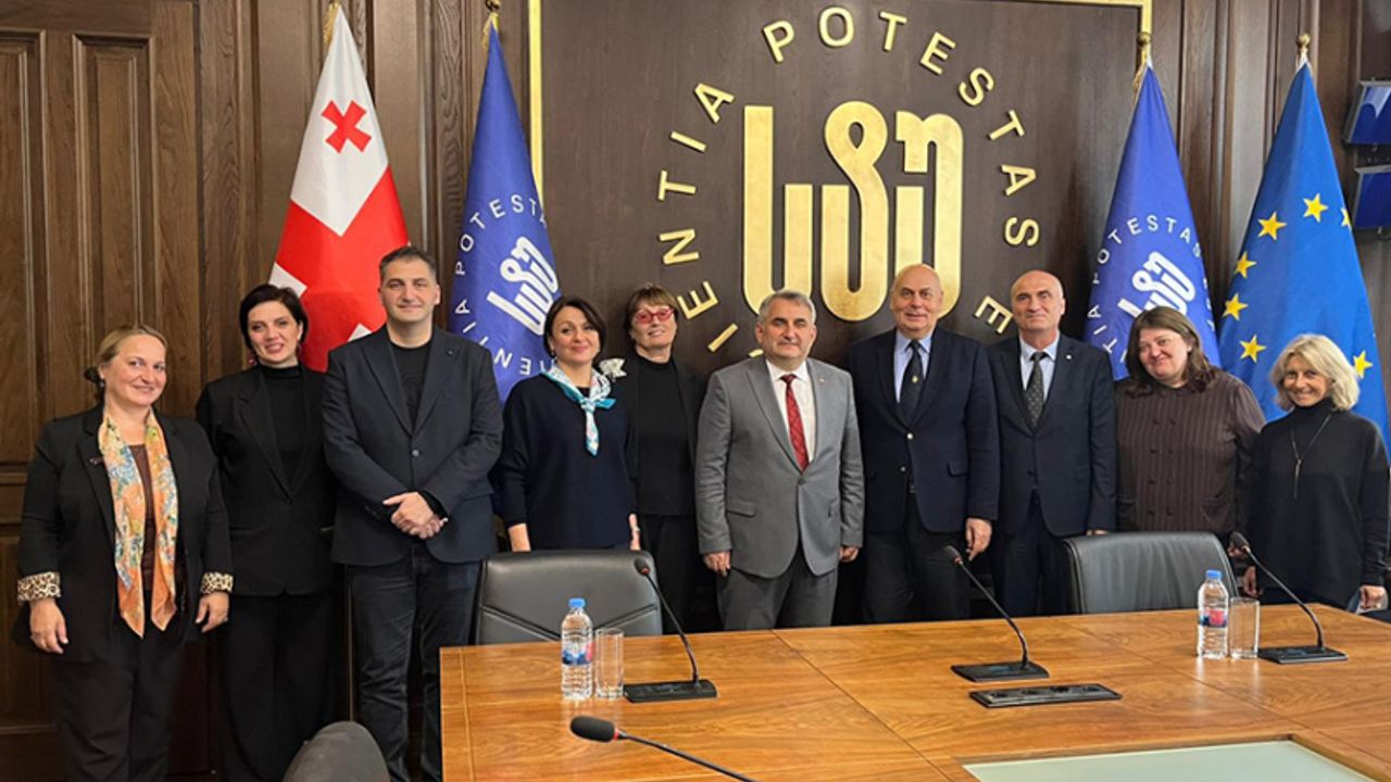 Rektör Aydın, Tiflis’te Temaslarda Bulundu