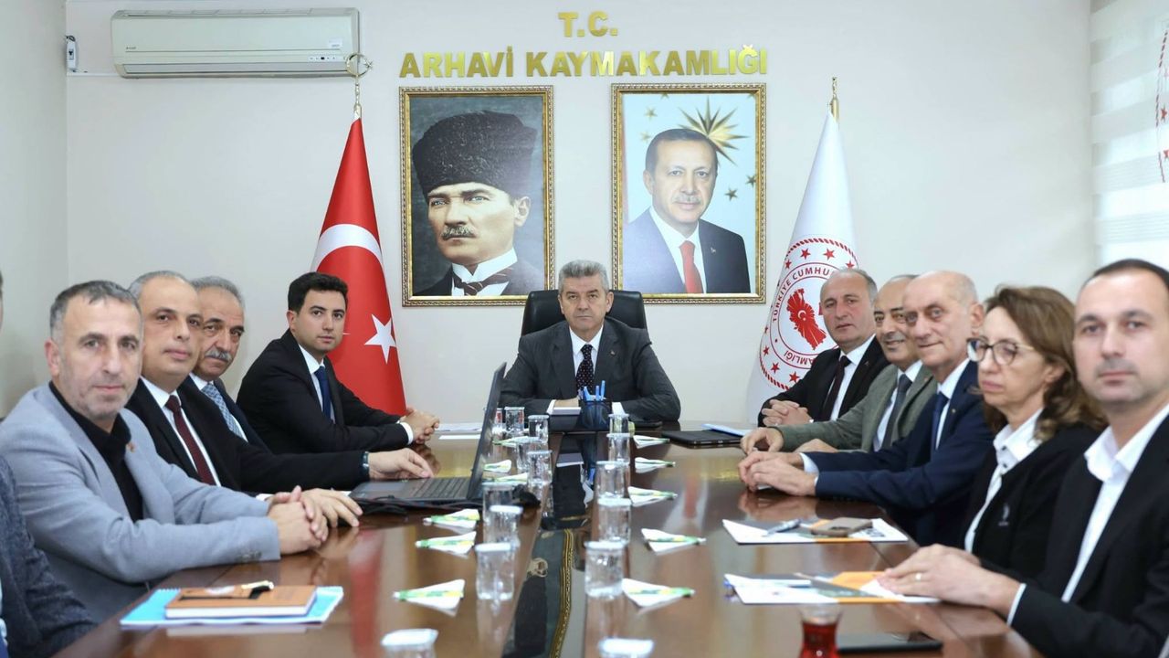 Vali Ergün Başkanlığında Arhavi OSB Zirvesi
