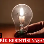 Elektrik Kesintisi Uyarısı!