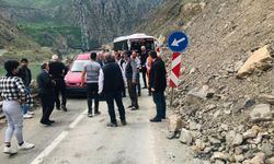 Artvin'de maddi hasarlı kaza meydana geldi