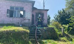 Zonguldak'ta müstakil evde çıkan yangında yaşlı kadın dumandan etkilendi