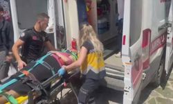 İş yeri açılışında yüksekten düşen kadın yaralandı