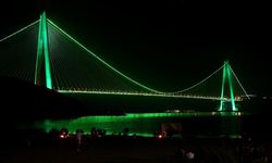 İstanbul'da iki köprü farkındalık için ışıklandırıldı