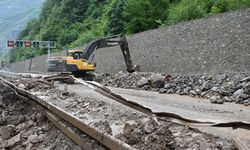 Trabzon-Gümüşhane kara yolunda temizlik çalışmaları sürüyor
