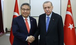 Cumhurbaşkanı Erdoğan, Güney Kore Dışişleri Bakanı Jin'i kabul etti