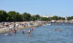 Mavi bayraklı plajların bayram yoğunluğu