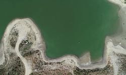 Türkmenli Göleti'nin su seviyesi kuraklık nedeniyle düştü