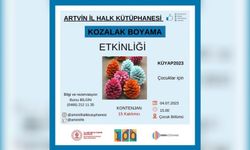 Kozalak Boyama etkinliği