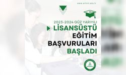 AÇÜ’de 2023-2024 Güz Yarıyılı Lisansüstü Eğitim Başvuruları Başladı