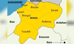 Meteoroloji'den Artvin için sarı kodlu uyarı