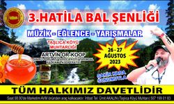 3. Hatila Bal Şenliği 26-27 Ağustos’ta 