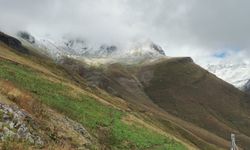 Artvin’in İlk Karı Adagül Yaylasına Yağdı