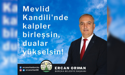 Başkan Orhan’dan kandil mesajı
