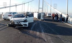 Osmangazi Köprüsü'nde zincirleme kaza! Çok sayıda yaralı var