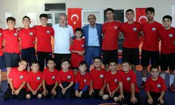 Tokat'ın Çıkrık köyündeki güreş kulübünde spora yeni yetenekler kazandırılıyor