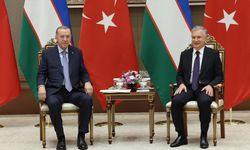 Cumhurbaşkanı Erdoğan, Özbekistan Cumhurbaşkanı Mirziyoyev ile görüştü