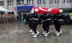 İstanbul'da şehit olan polis Lütfü Baykar için tören düzenlendi