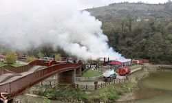 Trabzon'da restoran yandı