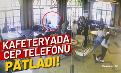 Kafeteryada Cep Telefonu Patladı!