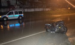 Minibüsle çarpışan motosikletli kurye öldü