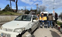 Trafik Kazasında 1 Kişi Yaralandı