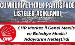 CHP meclis üyeleri belli oldu