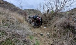 Otomobilin Şarampole Devrilmesi Sonucu 4 Kişi Yaralandı