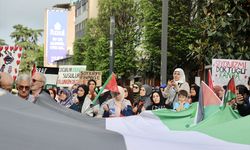 Filistin'e Destek Yürüyüşü Yapıldı