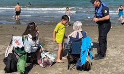Polis, Sahilde Boğulma Vakalarına Karşı Vatandaşları Uyardı