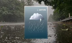 Artvin’de kuvvetli yağış uyarısı