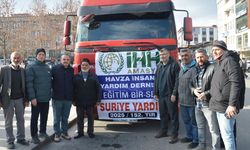 Samsun'dan Suriye'ye 600 Çuval Un Gönderildi