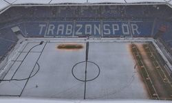 Trabzonspor Gaziantep FK Maçının Oynanacağı Papara Park'ta Kar Yağışı Etkili Oluyor