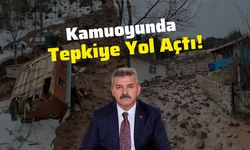 Vali Ergün'ün Heyelan Bölgesini Ziyaret Etmemesi Tepki Çekti