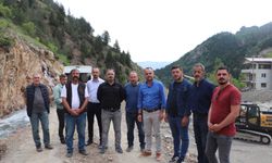Tekkale Köyü'nde Su Alma Yapısı İncelendi