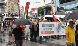 Trabzon'da Filistin'e destek yürüyüşü düzenlendi