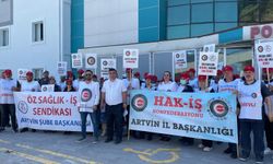Artvin’de Sağlık Emekçilerinden Zam Tepkisi