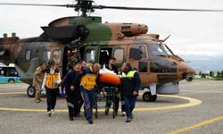 Düşen Uçakta Ağır Yaralanan Kadın Yolcu, Helikopter ile Erzurum’a Getirildi