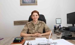 İlçede kadın jandarma komutanı sevinci