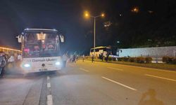 Rize’de yolcu otobüsü kaza yaptı