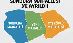 Sundura Mahallesi Üçe Ayrıldı