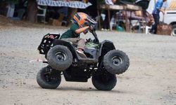 6 Yaşındaki Ömer, ATV Motoruyla Festivalde Dikkat Çekti