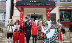 Uluslararası Halk Dansları Topluluklarını Ağırladı