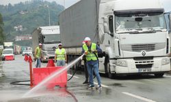 Başkan Uluslararası Karayolunu Elleriyle Temizledi