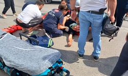 Sinop'ta otomobil ile çarpışan motosikletin sürücüsü yaralandı