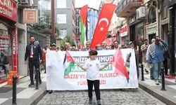 Trabzon'da Filistin'e ve Küresel Sumud Filosu'na destek yürüyüşü düzenlendi