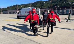 Rize’de askeri helikopterlerin mesaisi sürüyor